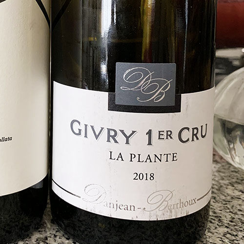 Givry 1er Cru La Plante 2018